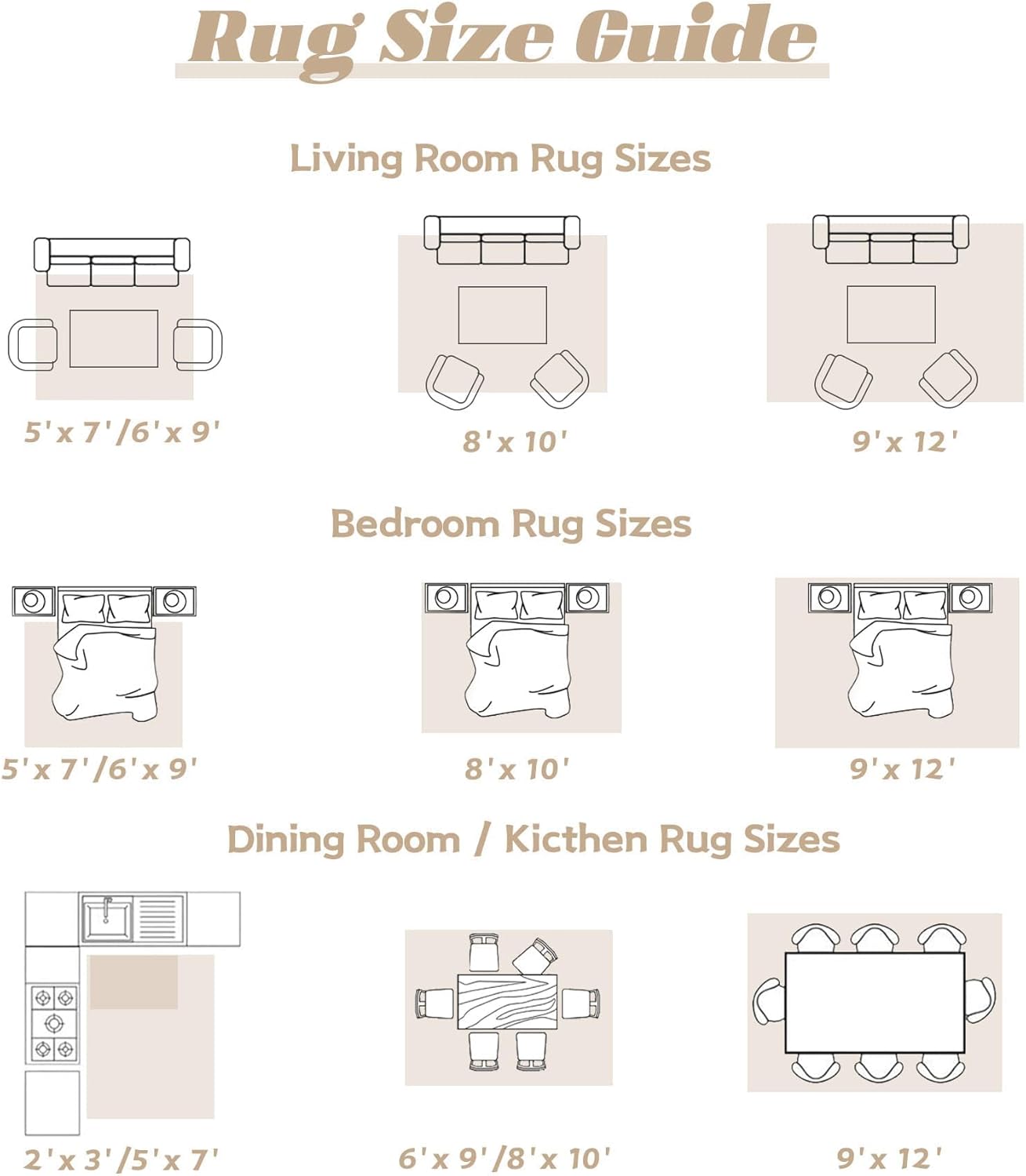 Area Rug 9x12 Washable Rug, Vintage Boho Medallion Rugs Non-Slip Soft Low Pile Large Distressed Rug Indoor Retro Carpet for Living Room Bedroom Dining Room Home Office (Beige, 9'x12') - Image 8